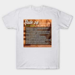 40 RULES OF LOVE - 29 T-Shirt